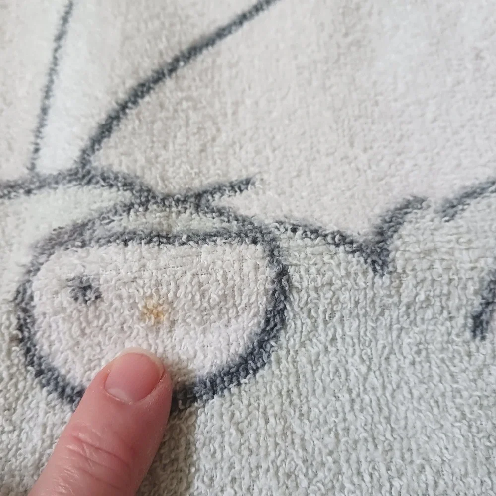 Vintage Sandra Boynton Keep Your Paws Off My Towel Cat Beach Towel 35 x  58